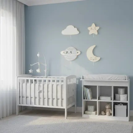 Veilleuses murales bébé univers céleste