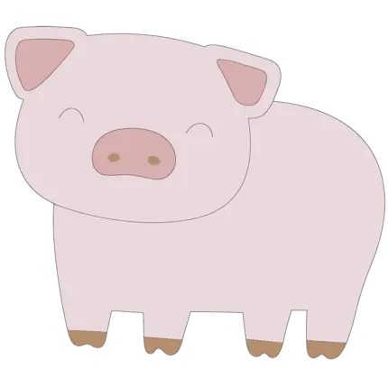 Veilleuse murale cochon