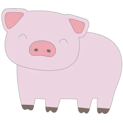 Veilleuse murale cochon