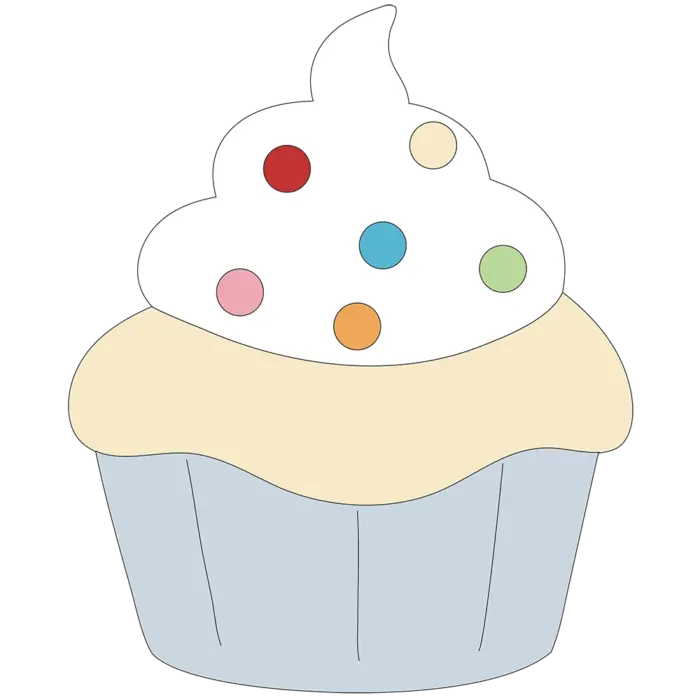 Veilleuse murale cupcake