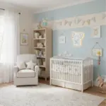 Veilleuse murale bébé éléphant