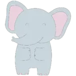 Veilleuse murale éléphant