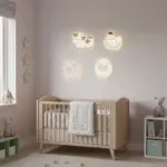 Veilleuses murales bébé univers ferme