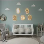 Composition veilleuse murale foret