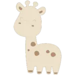 Veilleuse murale girafe