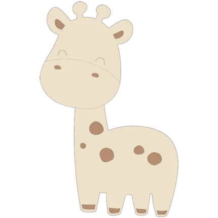 Veilleuse murale girafe
