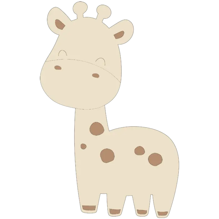 Veilleuse murale girafe