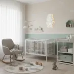 Veilleuse murale bébé hippopotame