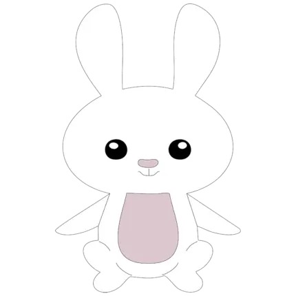 Veilleuse murale lapin