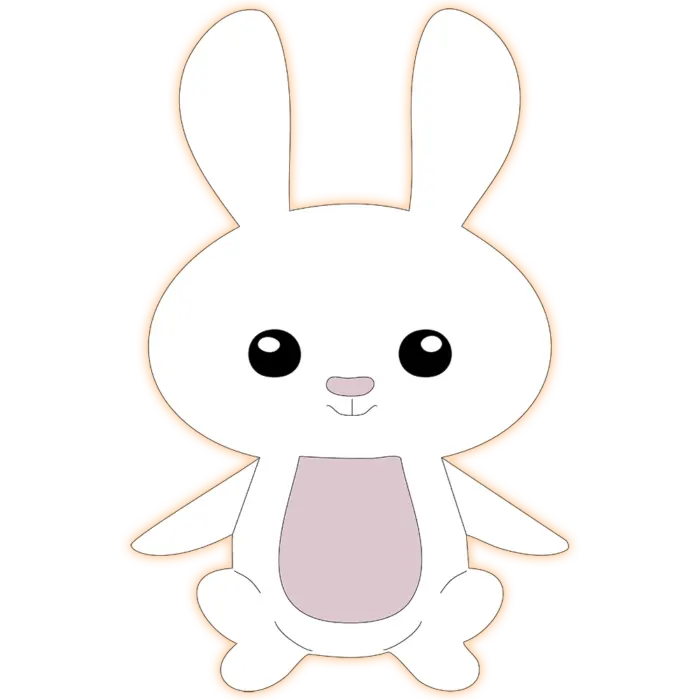 Veilleuse murale lapin