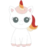 Veilleuse murale licorne