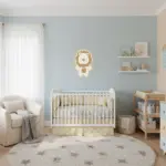 Veilleuse murale bébé lion