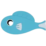 Veilleuse murale poisson