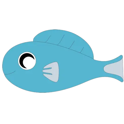 Veilleuse murale poisson