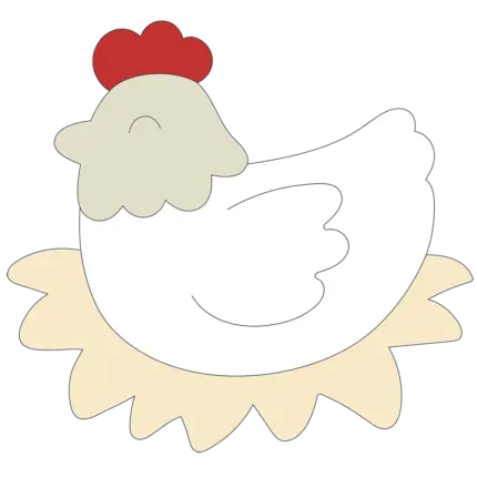 Veilleuse murale poule