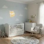 Veilleuse murale bébé renard