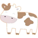 Veilleuse murale vache