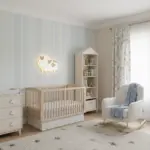 Veilleuse murale bébé vache