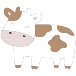 Veilleuse murale vache