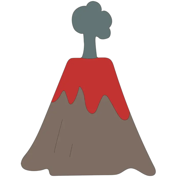 Veilleuse murale volcan