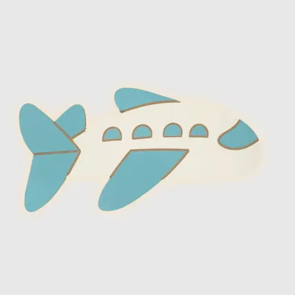 Veilleuse murale avion