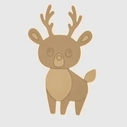 Veilleuse murale bébé cerf