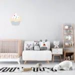 Veilleuse murale cupcake dans chambre