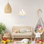 Veilleuse murale cupcake dans chambre