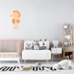 Veilleuse murale hippocampe dans chambre