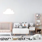 Veilleuse murale nuage dans chambre