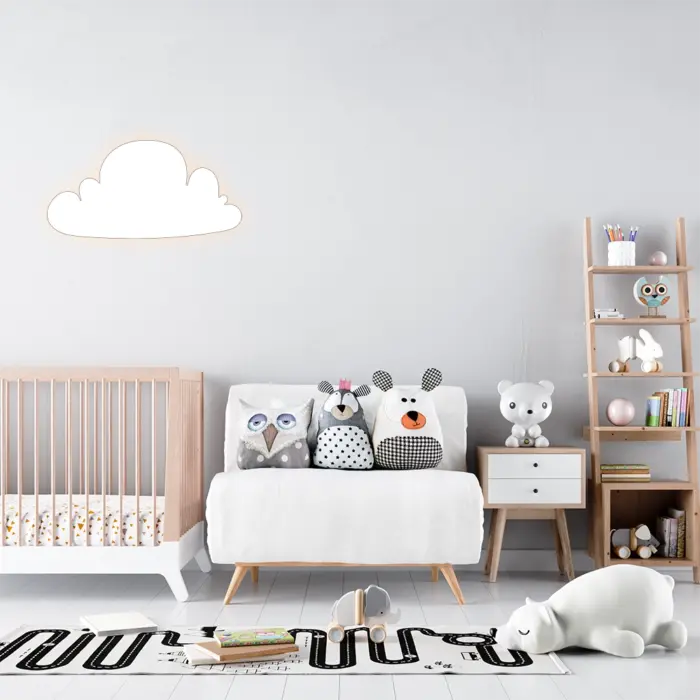 Veilleuse murale nuage dans chambre