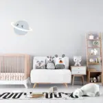 Veilleuse murale planete dans chambre