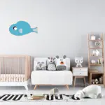 Veilleuse murale poisson dans chambre