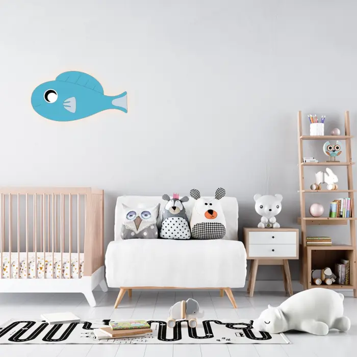 Veilleuse murale poisson dans chambre
