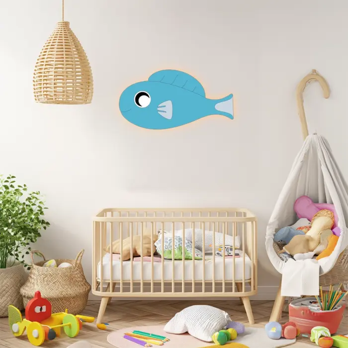 Veilleuse murale poisson dans chambre
