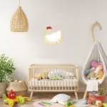 Veilleuse murale poule dans chambre