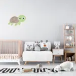 Veilleuse murale tortue dans chambre