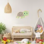 Veilleuse murale tortue dans chambre