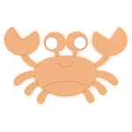 Veilleuse murale crabe