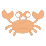 Veilleuse murale crabe