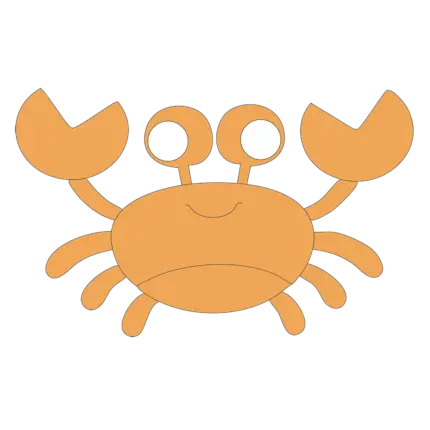 Veilleuse murale crabe
