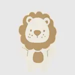 Veilleuse murale bébé lion