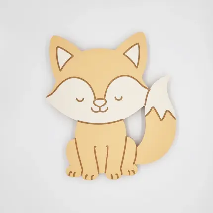 Veilleuse murale bébé renard