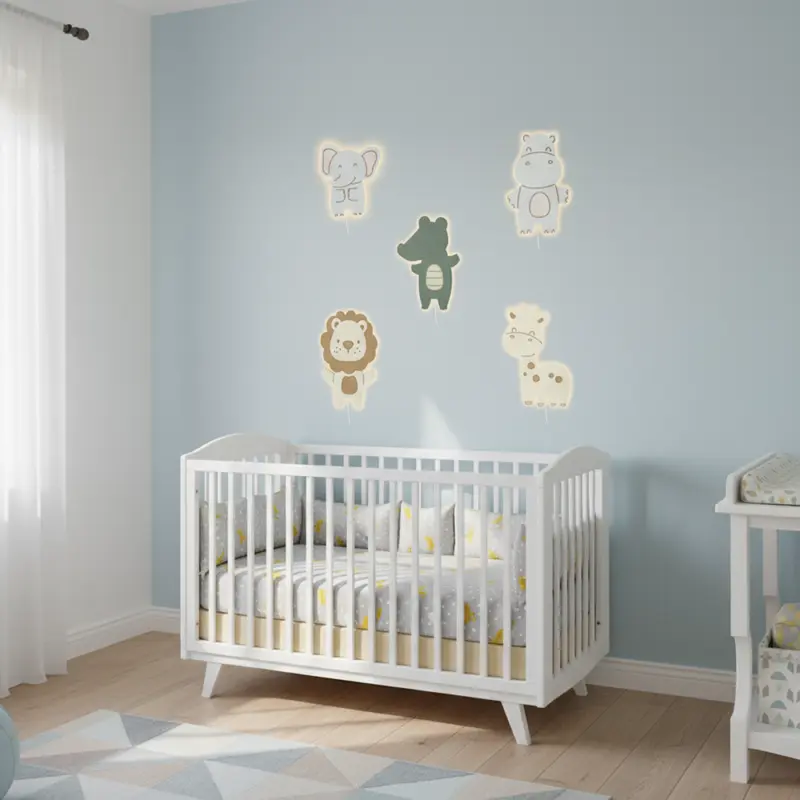 Veilleuses murales univers savane