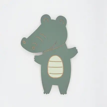 Veilleuse murale crocodile