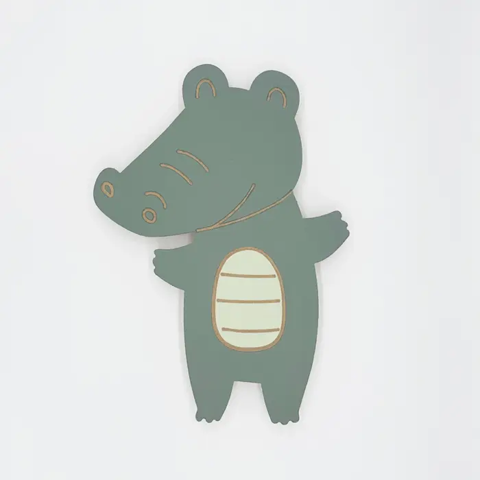 Veilleuse murale crocodile