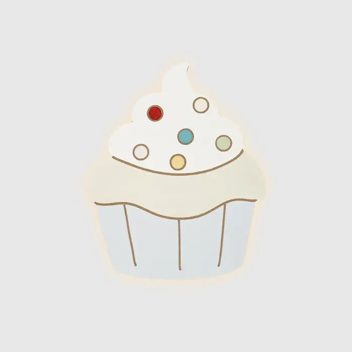 Veilleuse murale cupcake