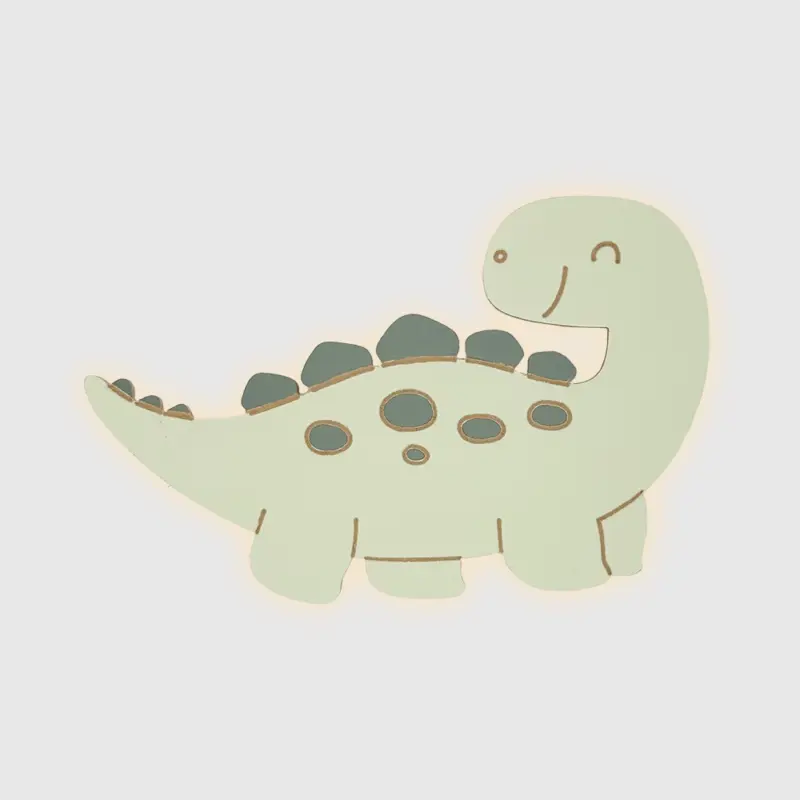 Veilleuse murale dinosaure