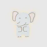 Veilleuse murale éléphant