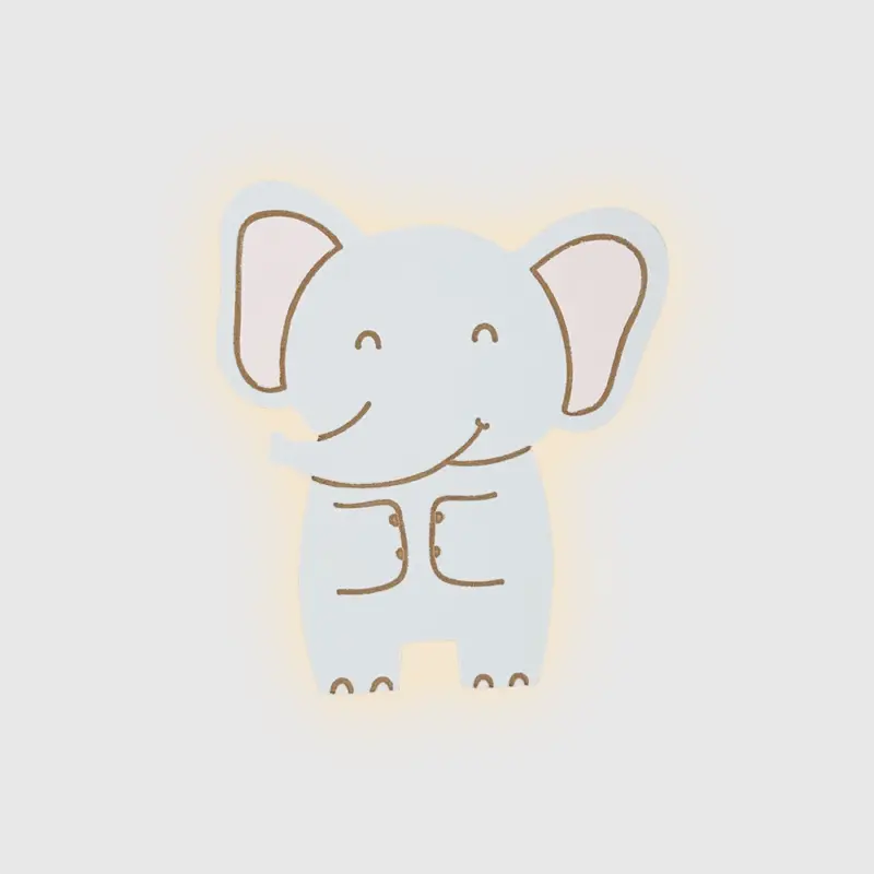 Veilleuse murale éléphant